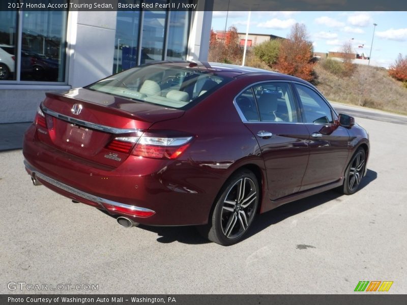 Basque Red Pearl II / Ivory 2017 Honda Accord Touring Sedan