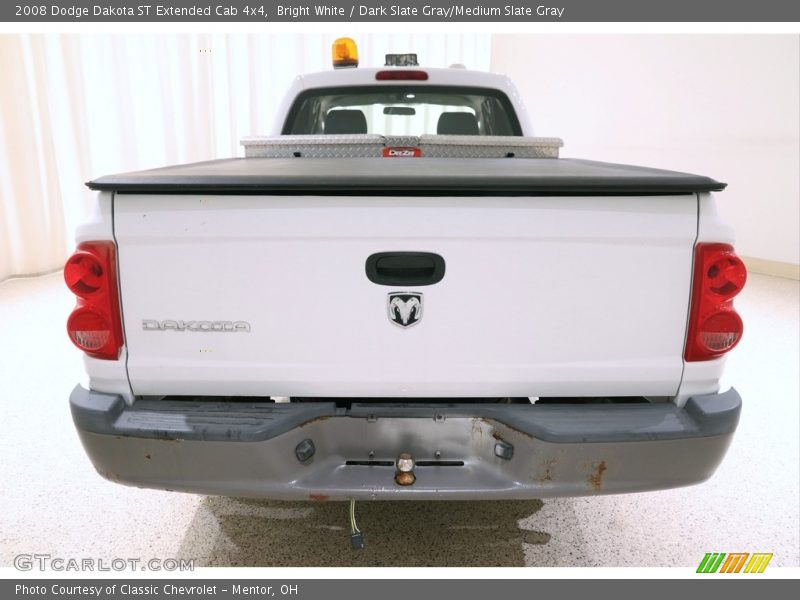Bright White / Dark Slate Gray/Medium Slate Gray 2008 Dodge Dakota ST Extended Cab 4x4
