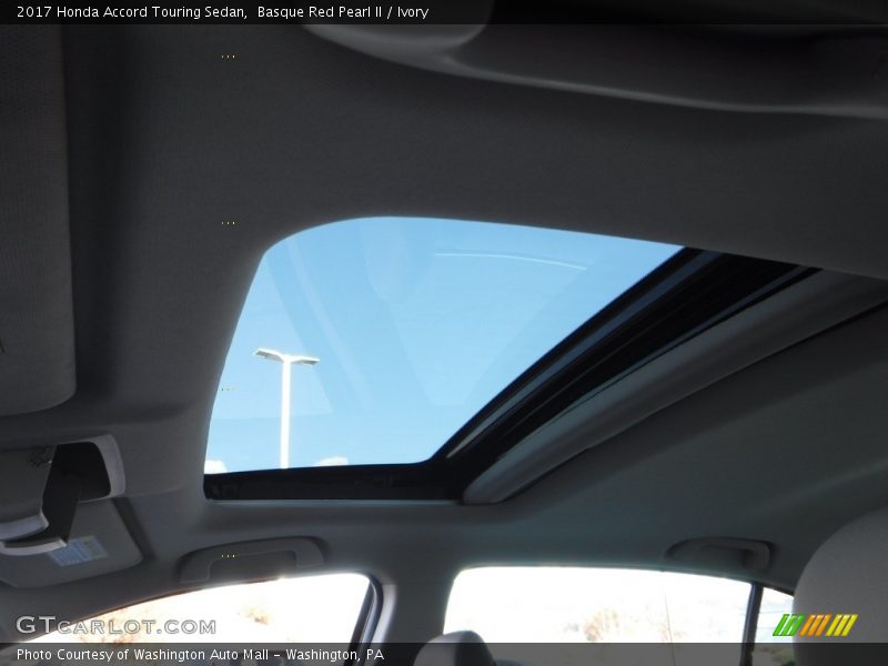 Basque Red Pearl II / Ivory 2017 Honda Accord Touring Sedan
