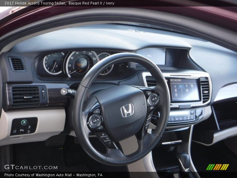 Basque Red Pearl II / Ivory 2017 Honda Accord Touring Sedan