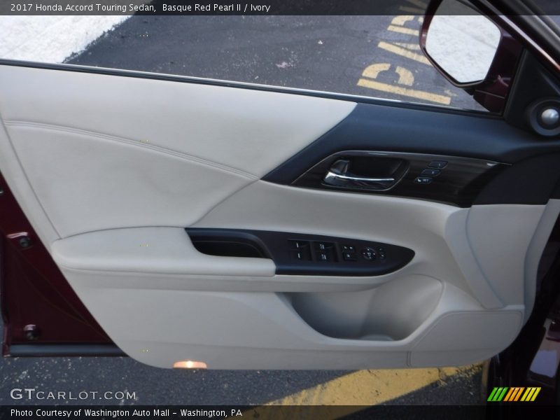 Basque Red Pearl II / Ivory 2017 Honda Accord Touring Sedan