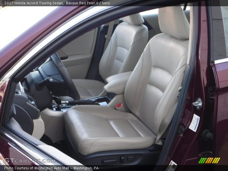 Basque Red Pearl II / Ivory 2017 Honda Accord Touring Sedan