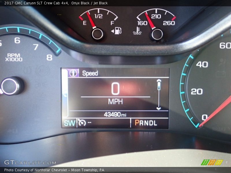 Onyx Black / Jet Black 2017 GMC Canyon SLT Crew Cab 4x4