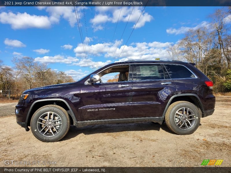  2021 Grand Cherokee Limited 4x4 Sangria Metallic