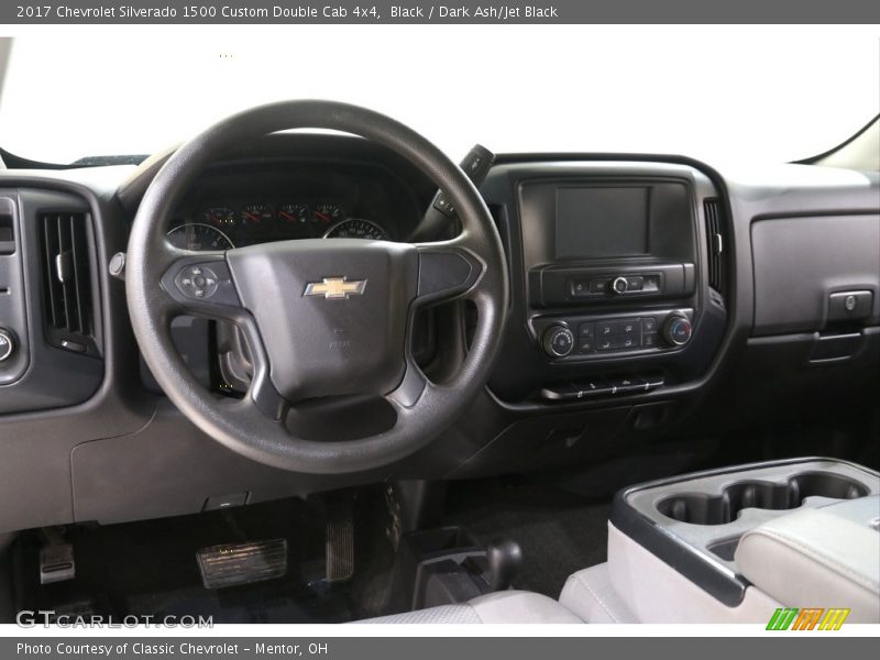 Black / Dark Ash/Jet Black 2017 Chevrolet Silverado 1500 Custom Double Cab 4x4