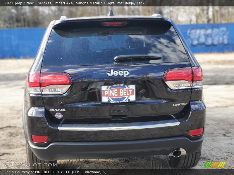 Sangria Metallic / Light Frost Beige/Black 2021 Jeep Grand Cherokee Limited 4x4