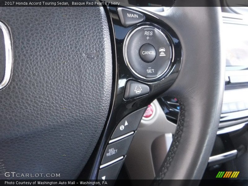 Basque Red Pearl II / Ivory 2017 Honda Accord Touring Sedan