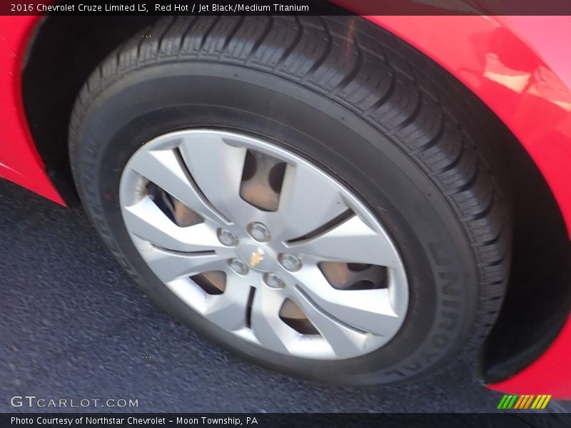 Red Hot / Jet Black/Medium Titanium 2016 Chevrolet Cruze Limited LS