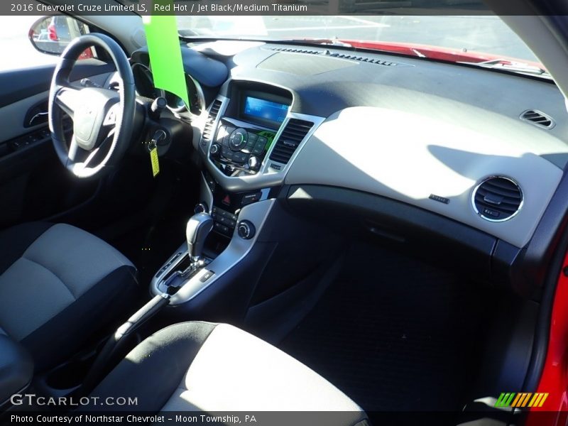 Red Hot / Jet Black/Medium Titanium 2016 Chevrolet Cruze Limited LS