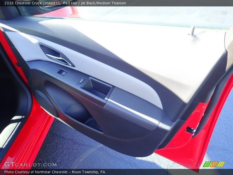 Red Hot / Jet Black/Medium Titanium 2016 Chevrolet Cruze Limited LS