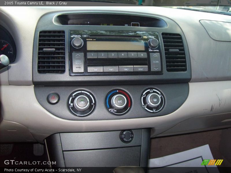 Black / Gray 2005 Toyota Camry LE