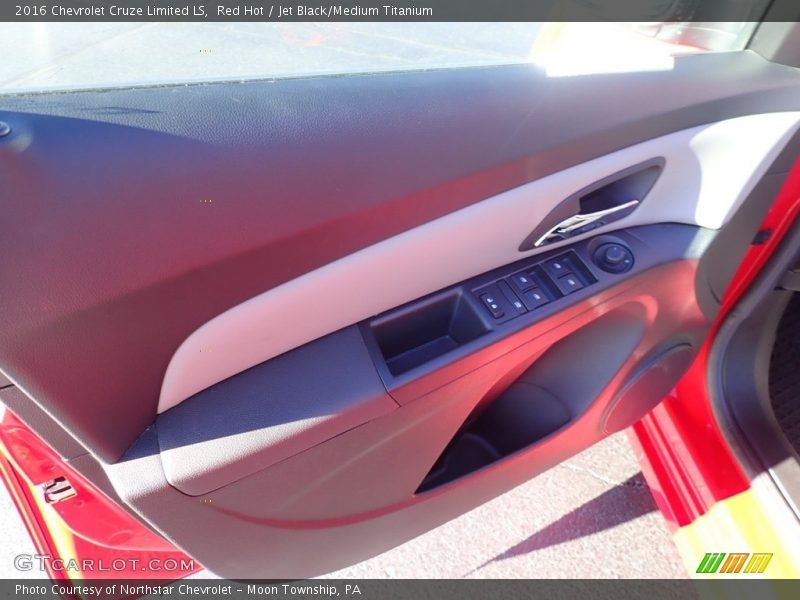 Red Hot / Jet Black/Medium Titanium 2016 Chevrolet Cruze Limited LS
