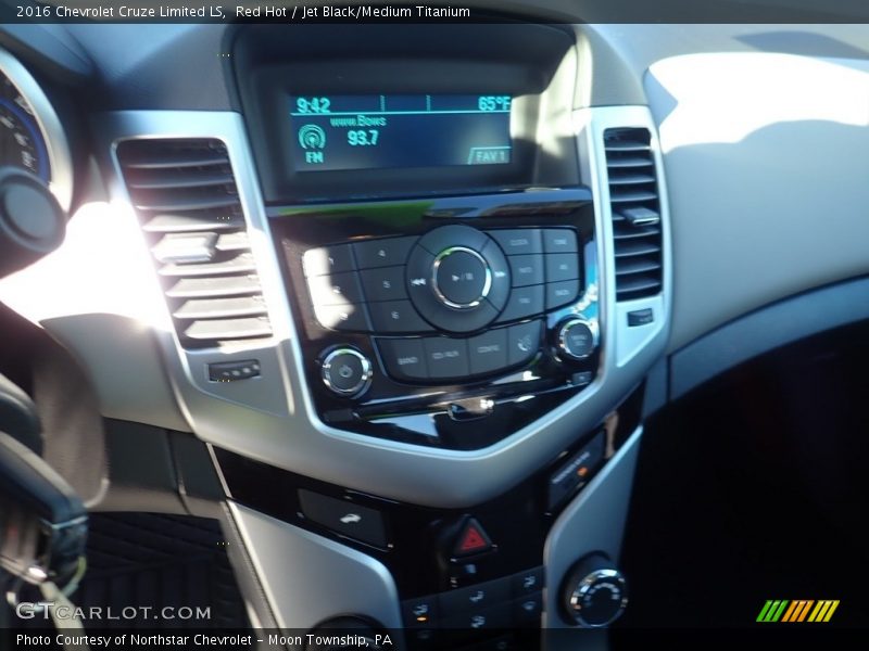 Red Hot / Jet Black/Medium Titanium 2016 Chevrolet Cruze Limited LS