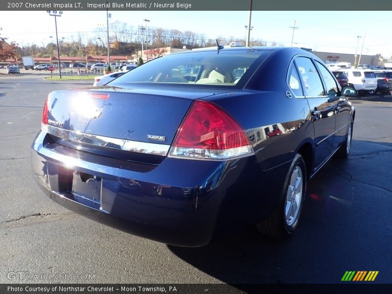 Imperial Blue Metallic / Neutral Beige 2007 Chevrolet Impala LT