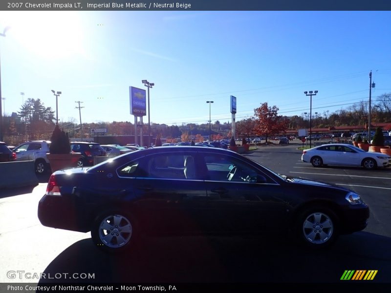 Imperial Blue Metallic / Neutral Beige 2007 Chevrolet Impala LT