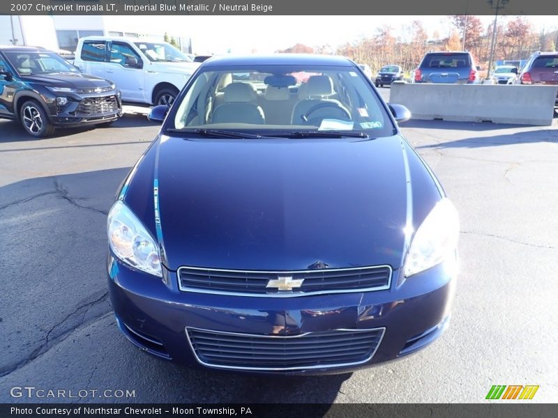Imperial Blue Metallic / Neutral Beige 2007 Chevrolet Impala LT