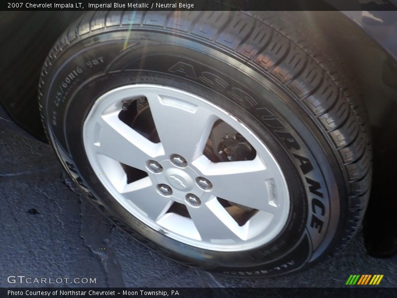 Imperial Blue Metallic / Neutral Beige 2007 Chevrolet Impala LT