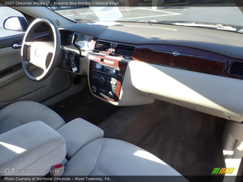 Imperial Blue Metallic / Neutral Beige 2007 Chevrolet Impala LT