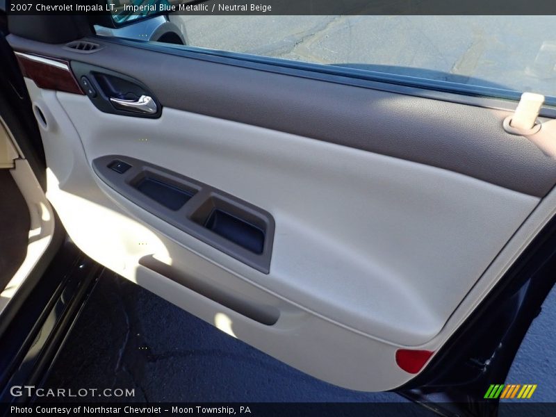 Imperial Blue Metallic / Neutral Beige 2007 Chevrolet Impala LT
