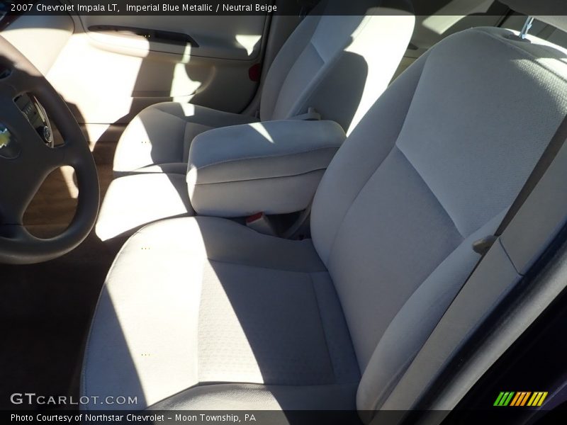 Imperial Blue Metallic / Neutral Beige 2007 Chevrolet Impala LT