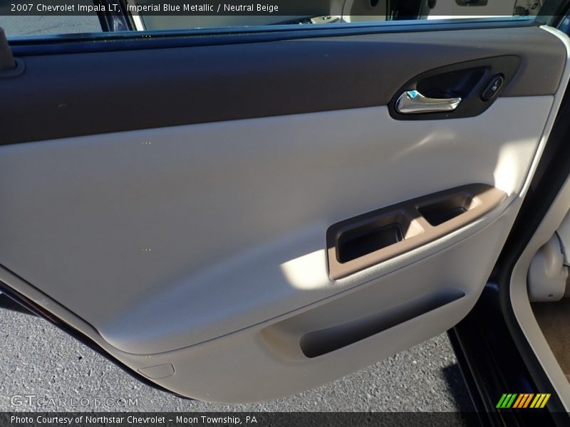Imperial Blue Metallic / Neutral Beige 2007 Chevrolet Impala LT