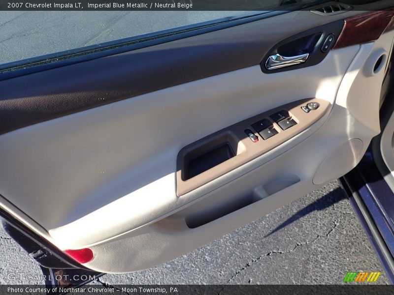 Imperial Blue Metallic / Neutral Beige 2007 Chevrolet Impala LT