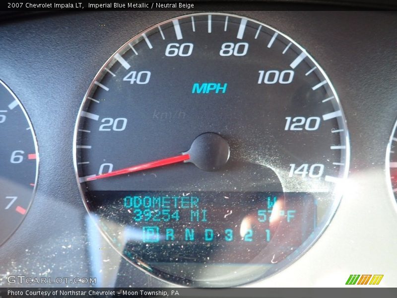 Imperial Blue Metallic / Neutral Beige 2007 Chevrolet Impala LT