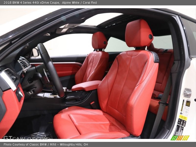 Front Seat of 2018 4 Series 440i xDrive Coupe
