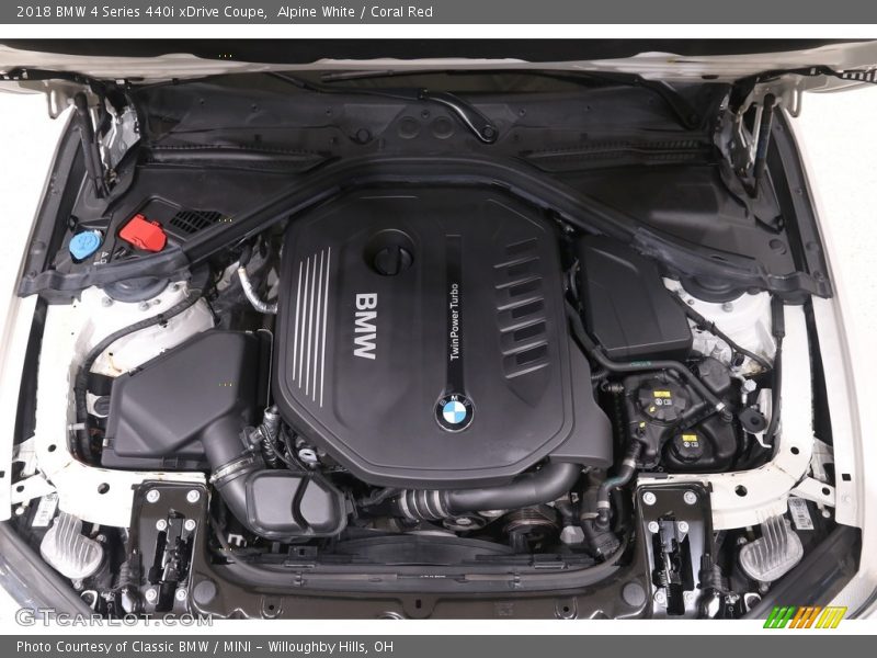  2018 4 Series 440i xDrive Coupe Engine - 3.0 Liter DI TwinPower Turbocharged DOHC 24-Valve VVT Inline 6 Cylinder