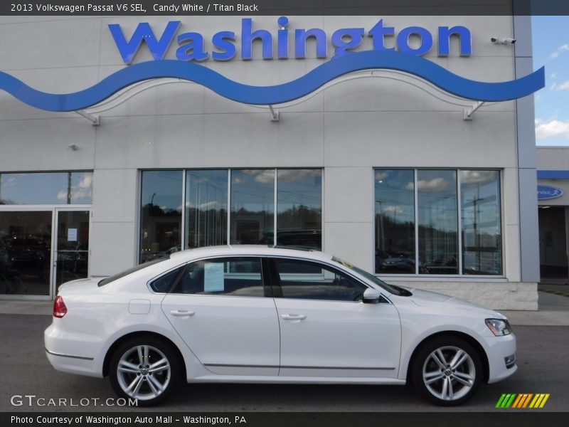 Candy White / Titan Black 2013 Volkswagen Passat V6 SEL