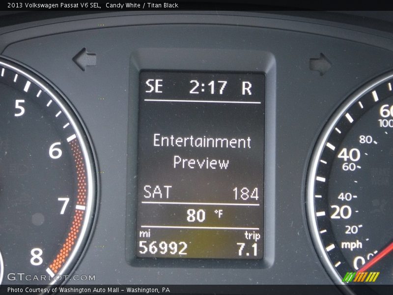 Candy White / Titan Black 2013 Volkswagen Passat V6 SEL