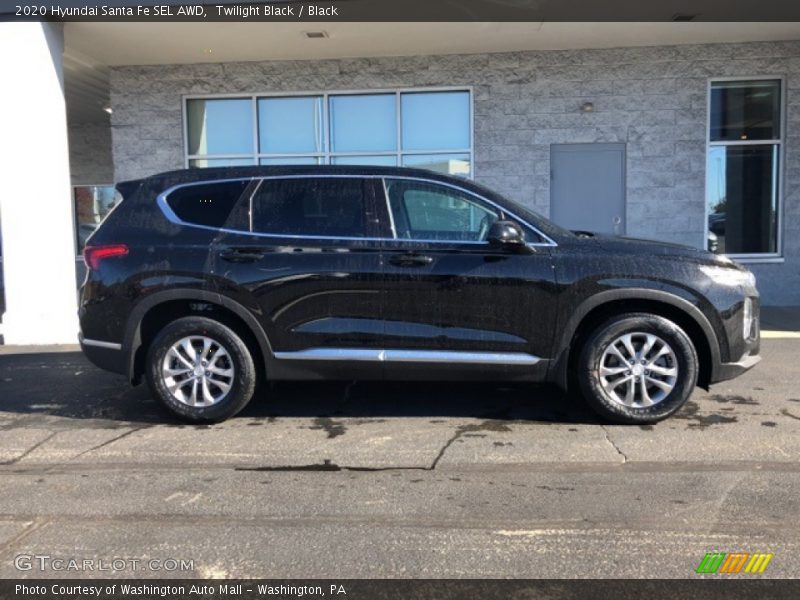 Twilight Black / Black 2020 Hyundai Santa Fe SEL AWD