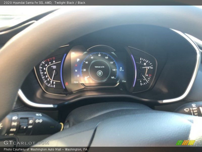 Twilight Black / Black 2020 Hyundai Santa Fe SEL AWD