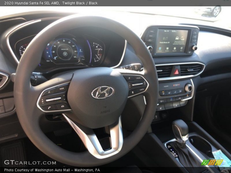 Twilight Black / Black 2020 Hyundai Santa Fe SEL AWD