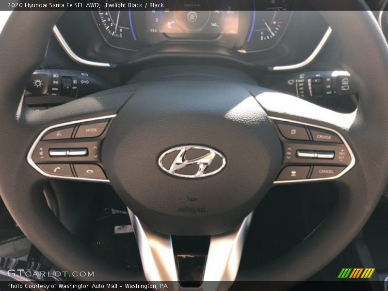 Twilight Black / Black 2020 Hyundai Santa Fe SEL AWD
