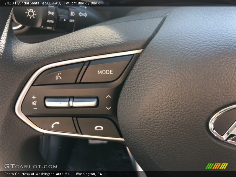Twilight Black / Black 2020 Hyundai Santa Fe SEL AWD