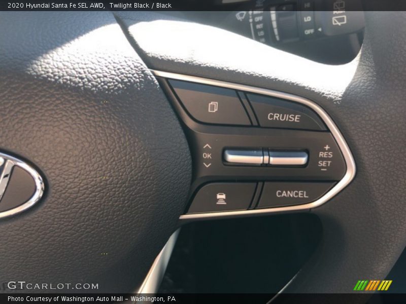 Twilight Black / Black 2020 Hyundai Santa Fe SEL AWD