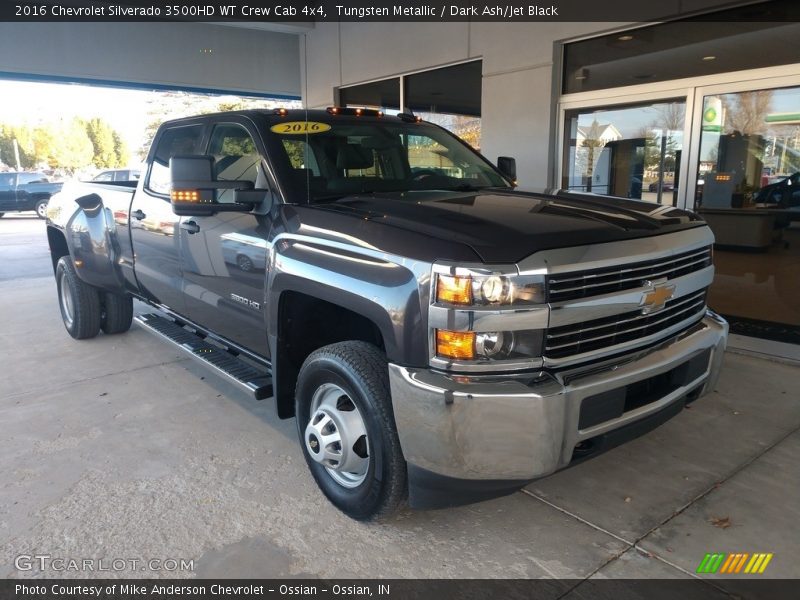 Tungsten Metallic / Dark Ash/Jet Black 2016 Chevrolet Silverado 3500HD WT Crew Cab 4x4