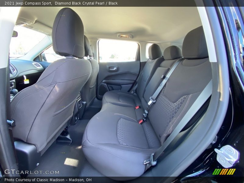 Diamond Black Crystal Pearl / Black 2021 Jeep Compass Sport