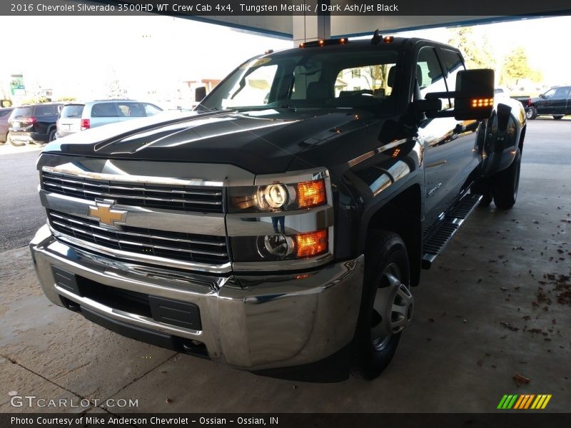 Tungsten Metallic / Dark Ash/Jet Black 2016 Chevrolet Silverado 3500HD WT Crew Cab 4x4