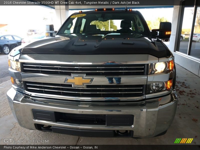 Tungsten Metallic / Dark Ash/Jet Black 2016 Chevrolet Silverado 3500HD WT Crew Cab 4x4