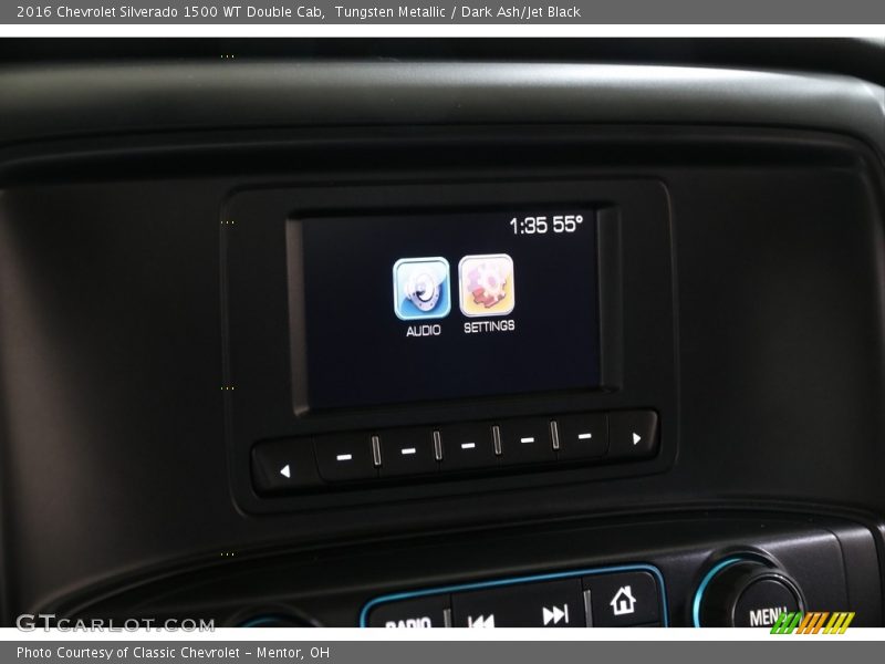 Tungsten Metallic / Dark Ash/Jet Black 2016 Chevrolet Silverado 1500 WT Double Cab