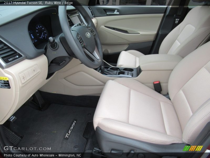 Ruby Wine / Beige 2017 Hyundai Tucson SE