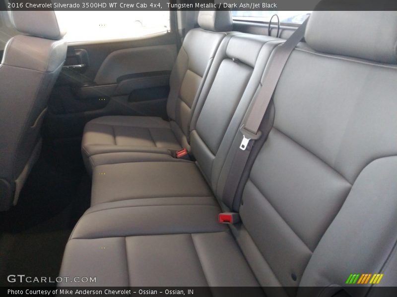 Rear Seat of 2016 Silverado 3500HD WT Crew Cab 4x4