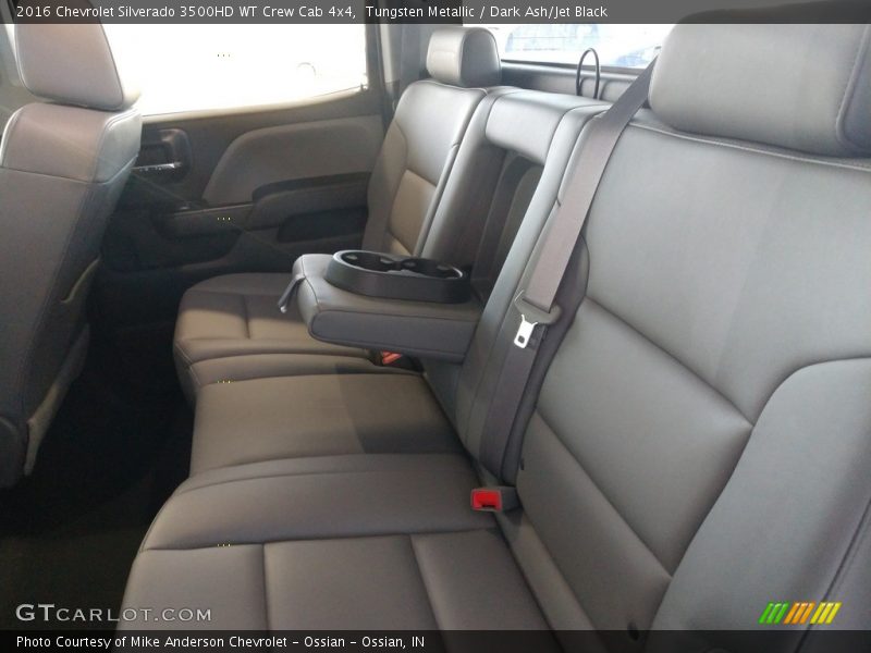 Rear Seat of 2016 Silverado 3500HD WT Crew Cab 4x4