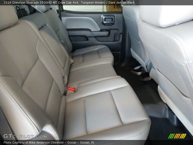 Rear Seat of 2016 Silverado 3500HD WT Crew Cab 4x4