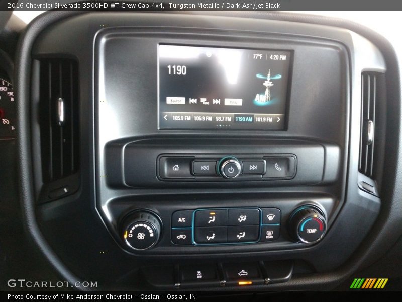 Controls of 2016 Silverado 3500HD WT Crew Cab 4x4