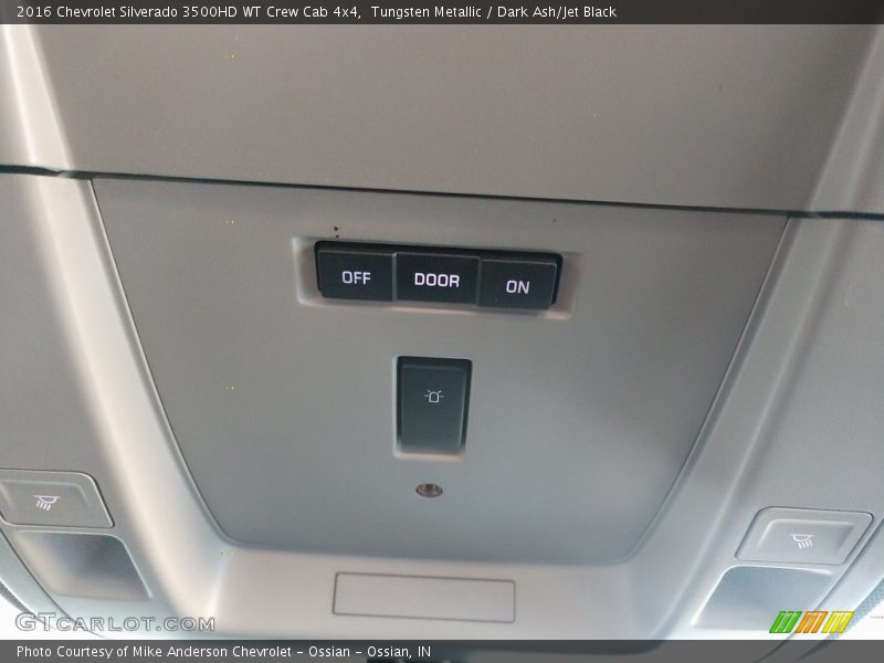 Tungsten Metallic / Dark Ash/Jet Black 2016 Chevrolet Silverado 3500HD WT Crew Cab 4x4