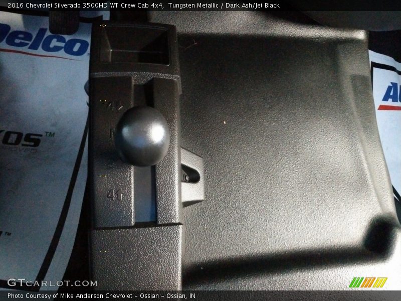 Tungsten Metallic / Dark Ash/Jet Black 2016 Chevrolet Silverado 3500HD WT Crew Cab 4x4