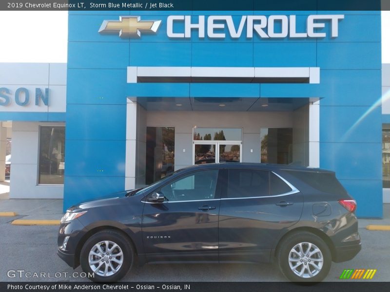 Storm Blue Metallic / Jet Black 2019 Chevrolet Equinox LT
